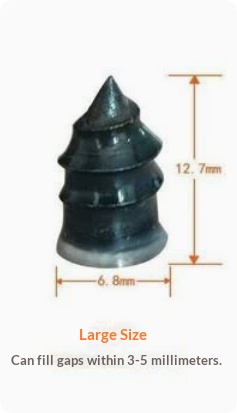 Tubeless motorcycle tire repair nails made from steel and glue - Product view 8