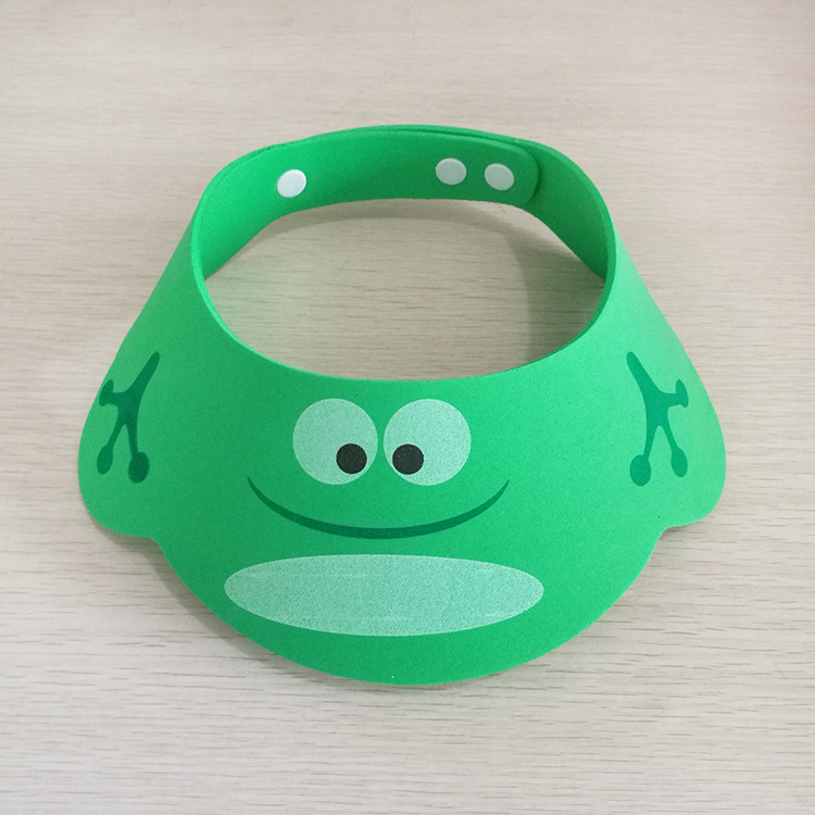 Adjustable baby bath hat with cute animal pattern - Product view 10