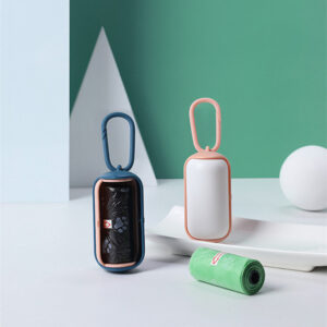 Portable ABS pet waste bag holder and dispenser in a color combination - Main product view