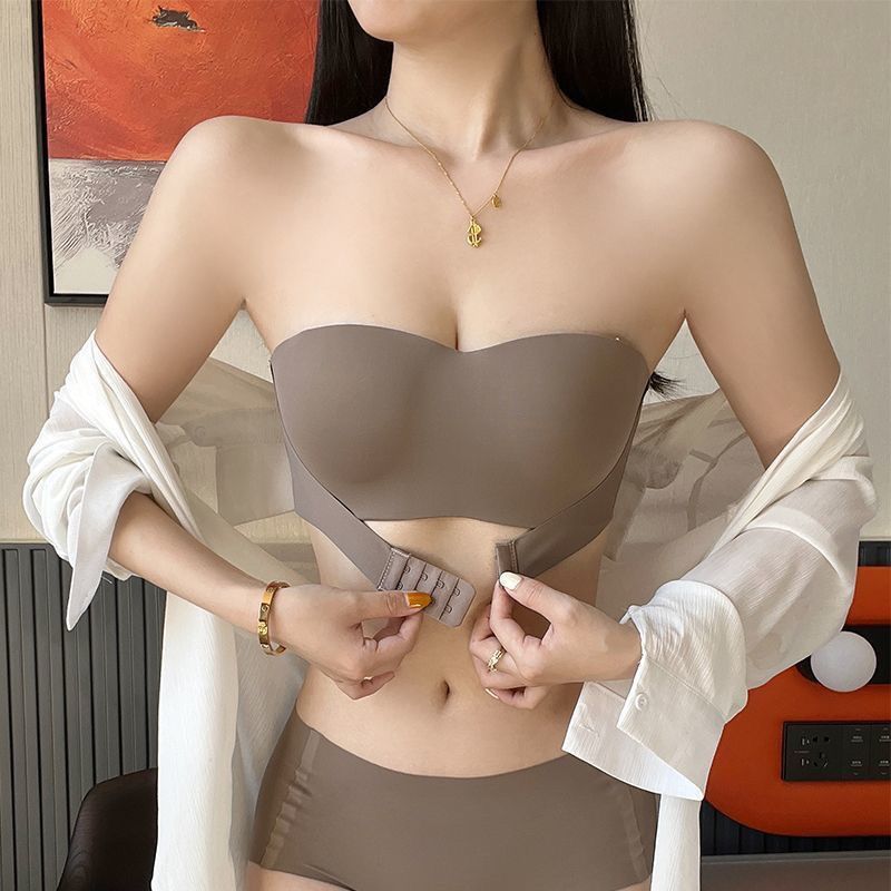 Seamless push-up bra in Coffee, Skin, Black, and 3-piece set options - Main product view