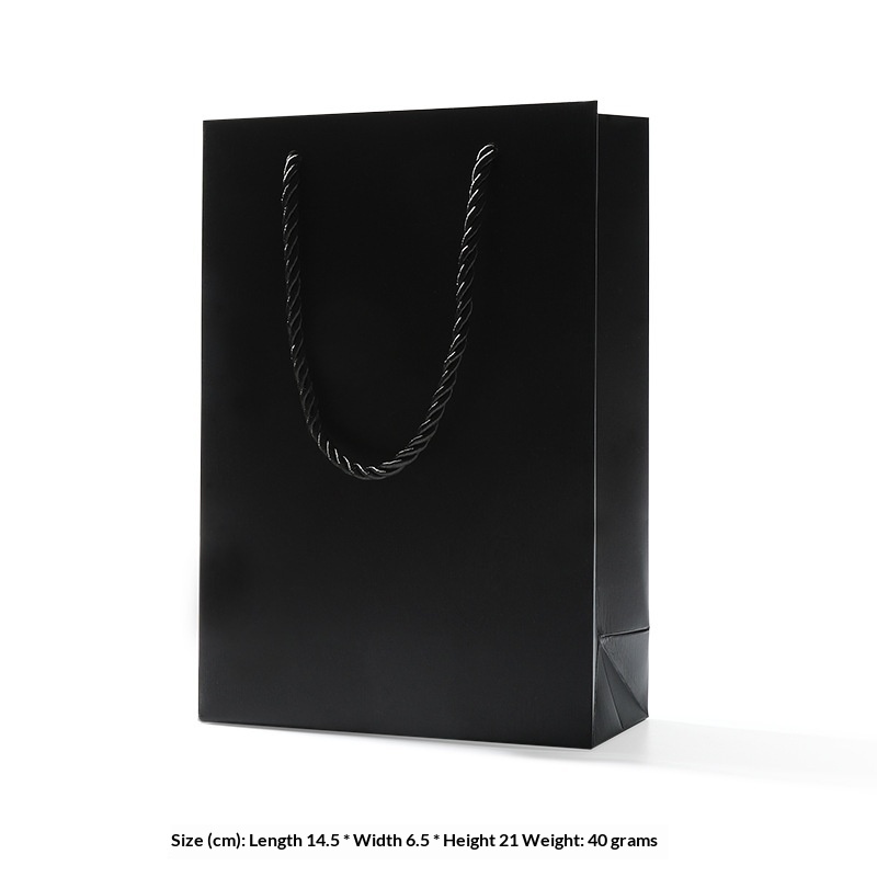 Black brushed leather jewelry box for rings, pendants, necklaces, and bracelets - Product view 4