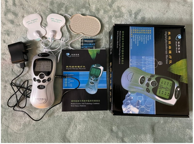 Low-frequency pulse electronic microcurrent massager with four massage contacts - Product view 8