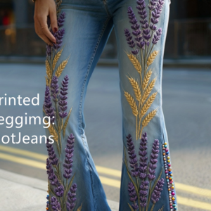 Women's floral print wide-leg pants - Main product view
