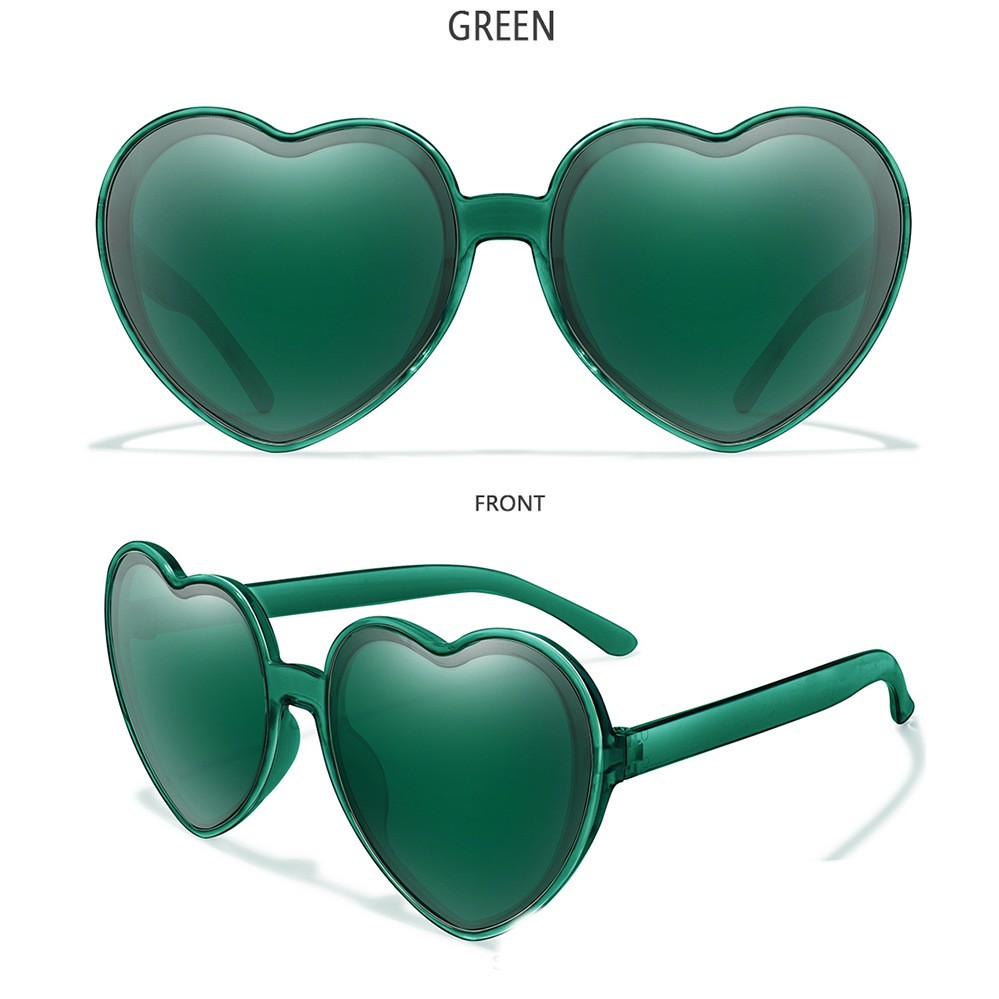 Colorful coated love sunglasses with full plastic frame - Product view 2