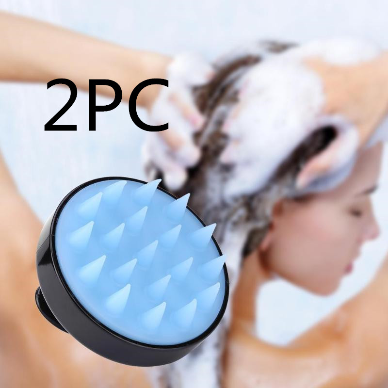 Silicone scalp massager shampoo brush with flexible comb teeth - Product view 9