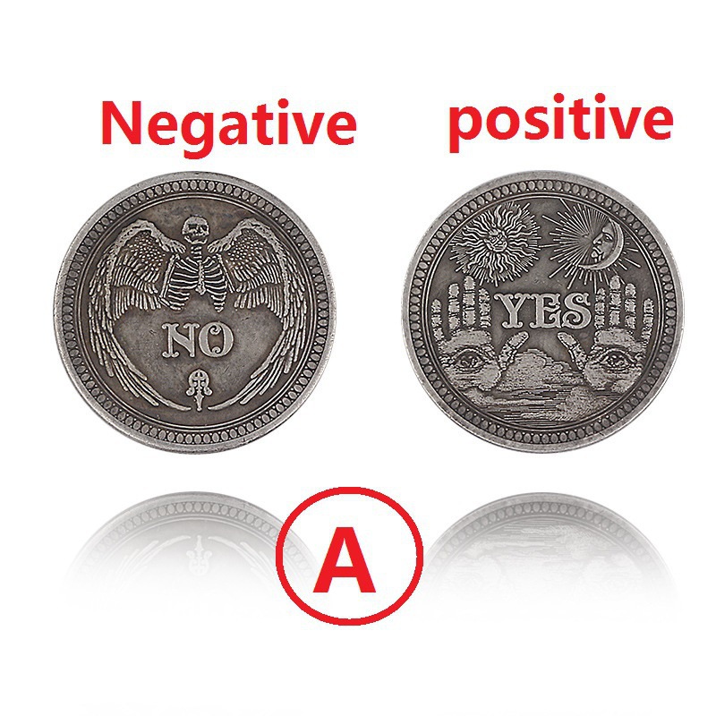Bronze-style decision-making commemorative souvenir coin with badge design - Product view 3