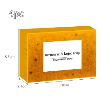 100g handmade cold-process turmeric soap bar - Product view 2