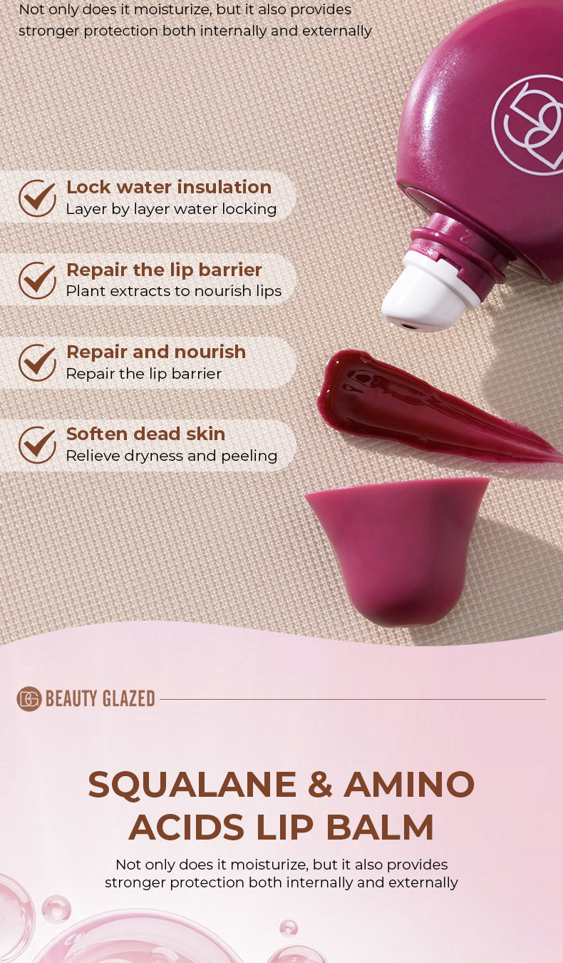 4-color Lip Moistening Colored Lip Lacquer - Product detail 5 Four-color moisturizing lip gloss lacquer - Product detail 5