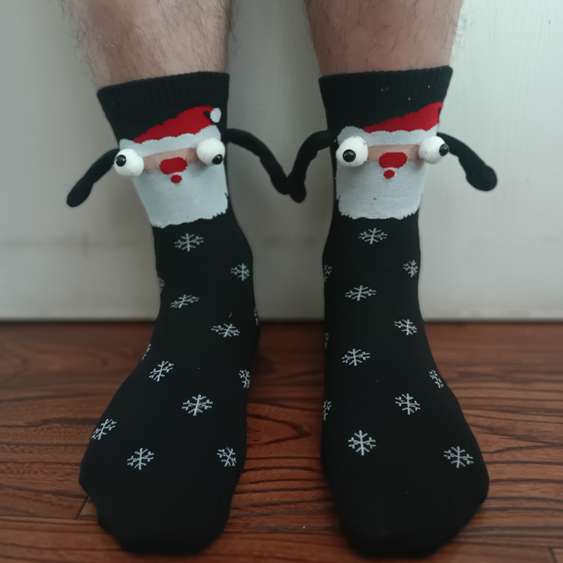 Halloween animal-pattern hand socks with magnetic suction handle - Product view 6
