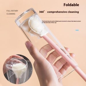 Long-handle plastic cup brush for cleaning cups and narrow gaps - Main product view