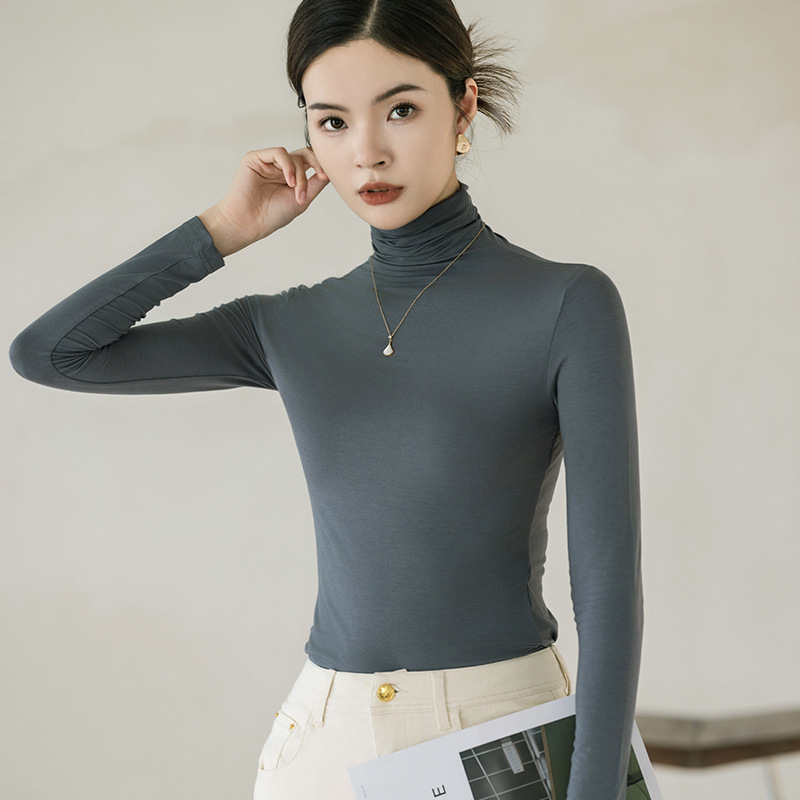 Women's modal long-sleeve slim-fit base layer top - Product view 4