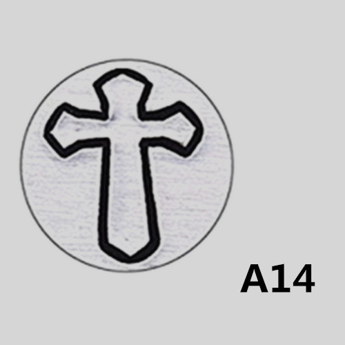 Round 6 mm steel leather branding stamp for jewelry makers - Product view 8