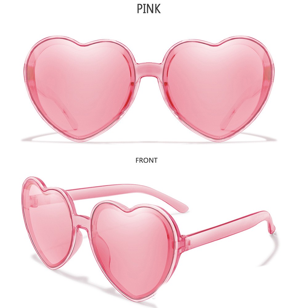Colorful coated love sunglasses with full plastic frame - Product view 4