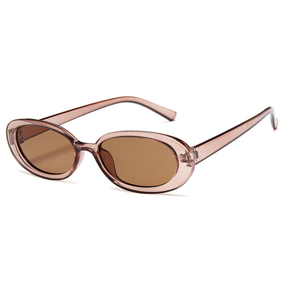 Oval UV400 retro street sunglasses with a full frame - Product view 4
