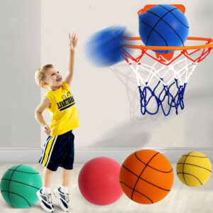 Soft elastic basketball-style ball for indoor kids' sports play - Main product view
