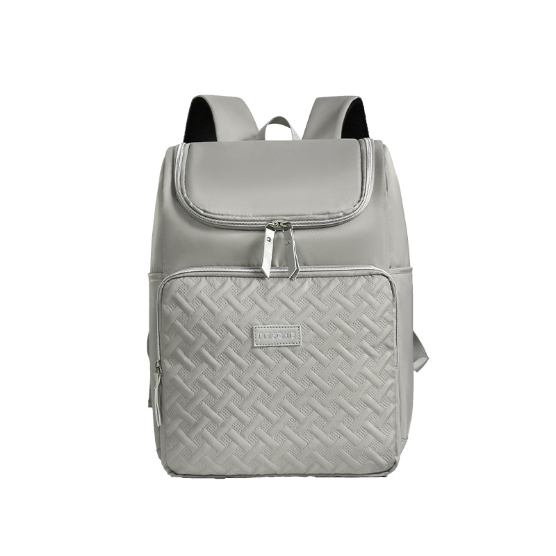 Large-capacity blue travel bag with omnidirectional wheels - Product view 3