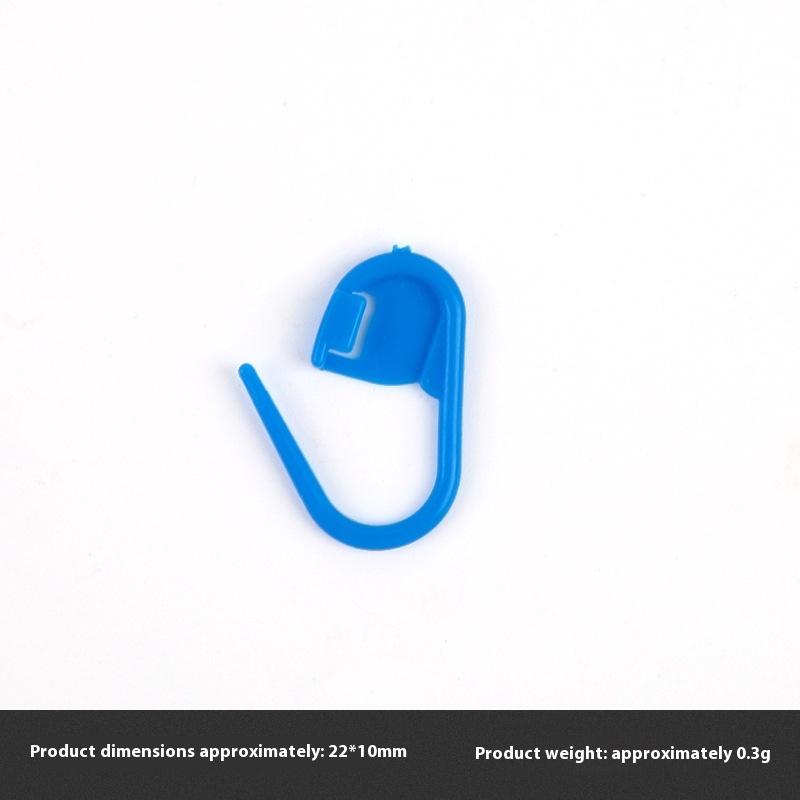 Colorful plastic stitch markers for knitting and crochet - Product view 2