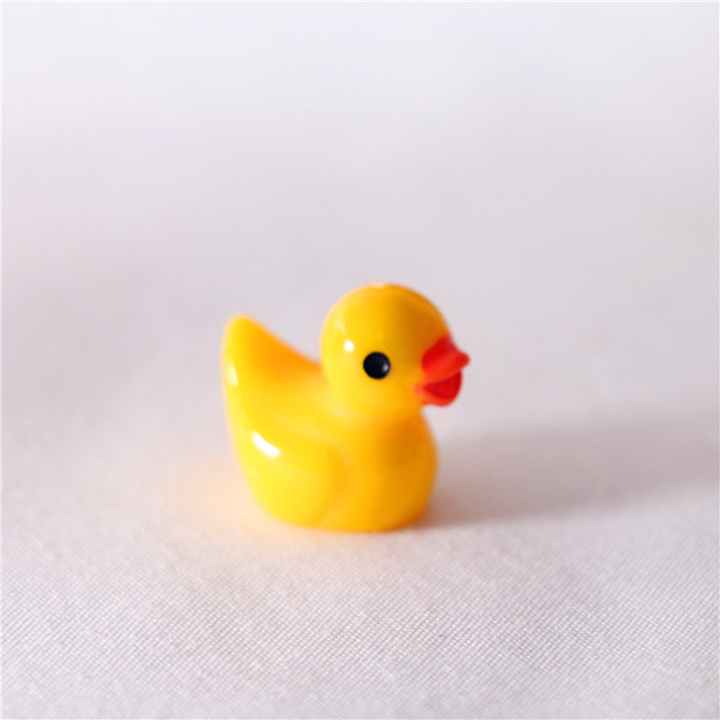 Candy-colored handmade resin duckling miniature ornament - Product view 4