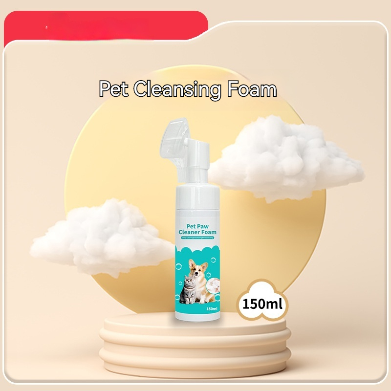 Cat cleaning supplies with disposable gloves, pet wipes and foot cleaning foam - Product view 7
