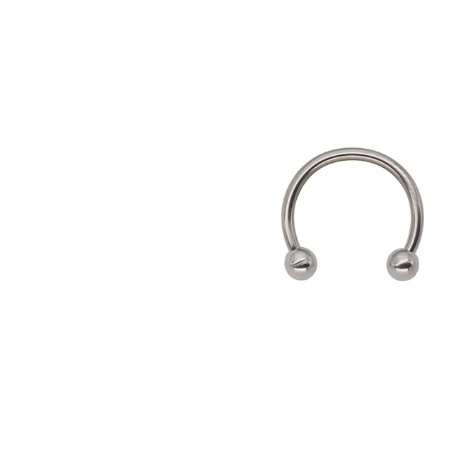 C-type clip-on fake nose or lip ring in assorted colors - Product view 1