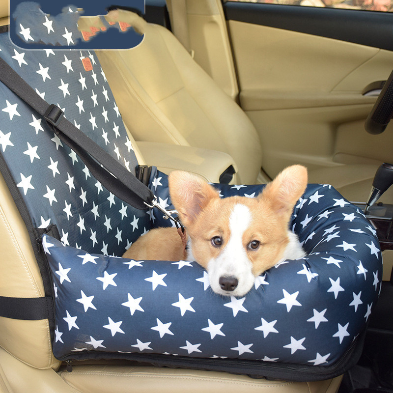 Washable cloth car kennel seat cushion for a small or medium-sized dog - Product view 5