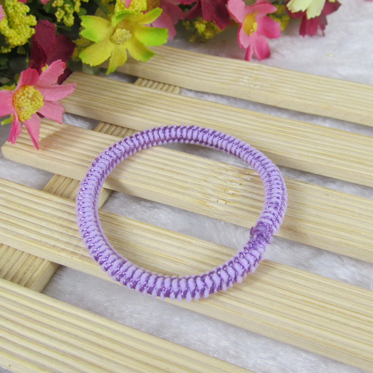 Unembellished elastic hair tie cord in a selected style - Product view 16
