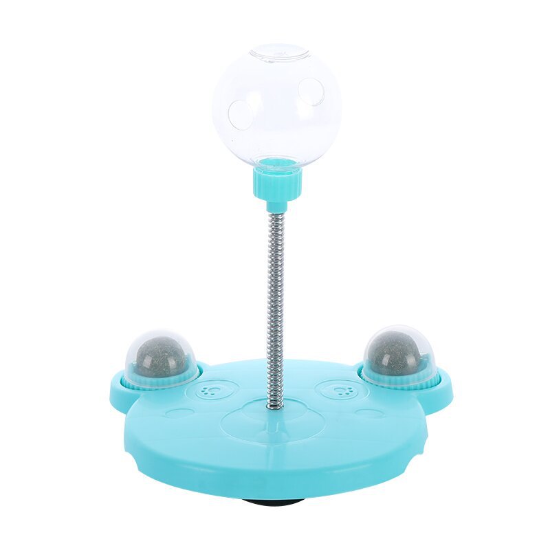 Interactive pet treat dispenser ball with suction-cup base - Product view 6