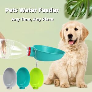 Portable ABS dog water bowl with slow-flow cross valve - Main product view
