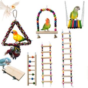 Parrot Bird With Toy Supplies Swing Ring Aerial Ladder Climbing Ladder - Main product view