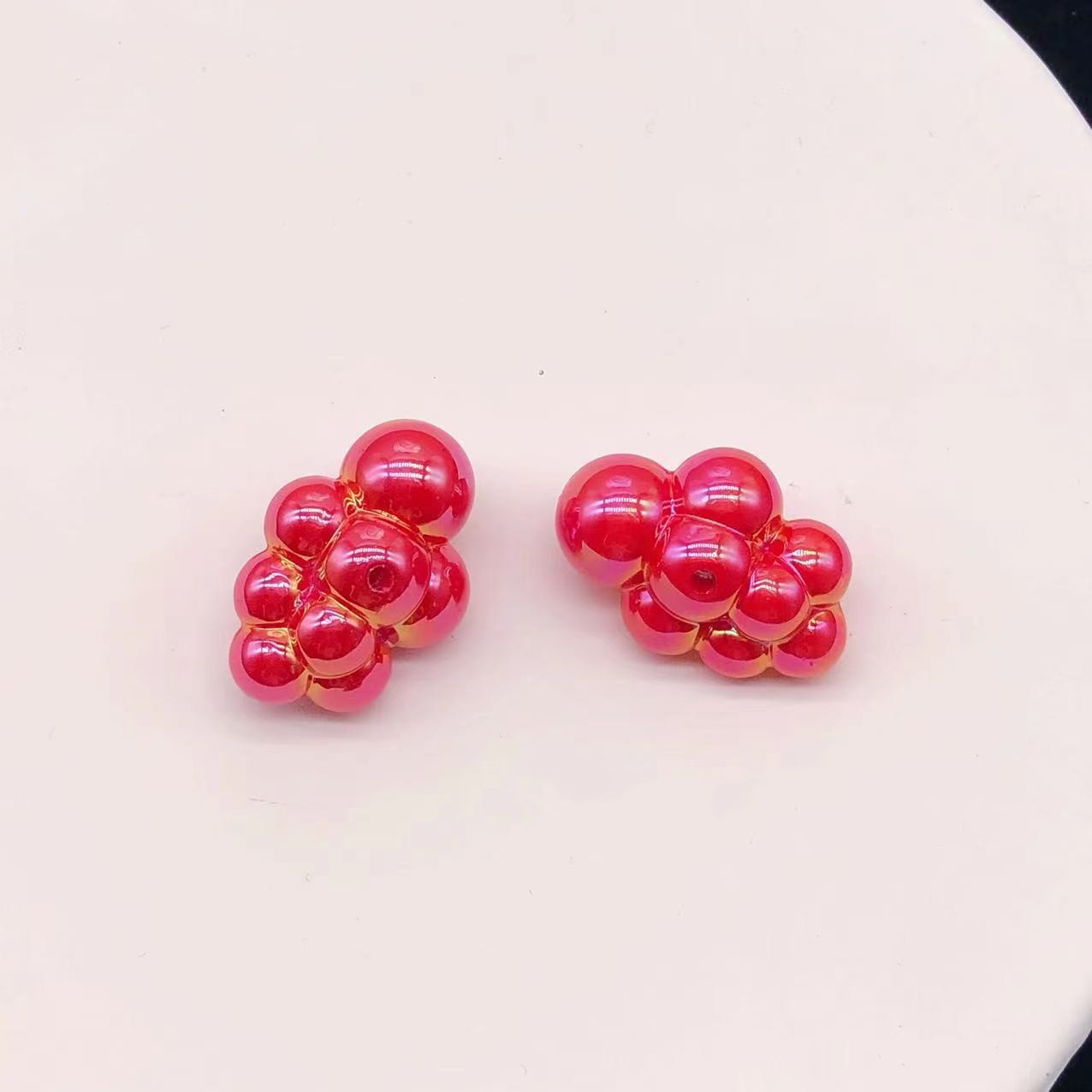 Colorful shell cloud beaded acrylic accessory - Product view 2