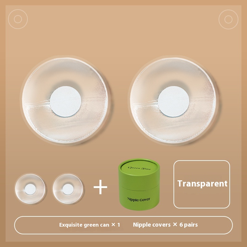 Pair of thin round silicone breast covers - Product view 5