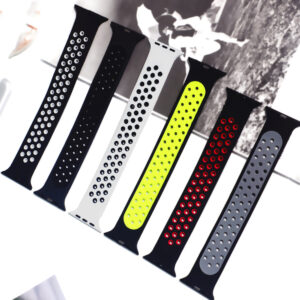 Fashion All-match Two-color Silicone Single Ring Strap - Main product view