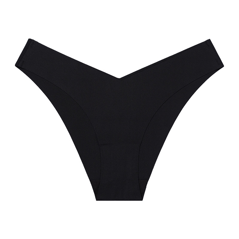 Women's seamless briefs with V-shaped waistband and cotton crotch - Product view 5