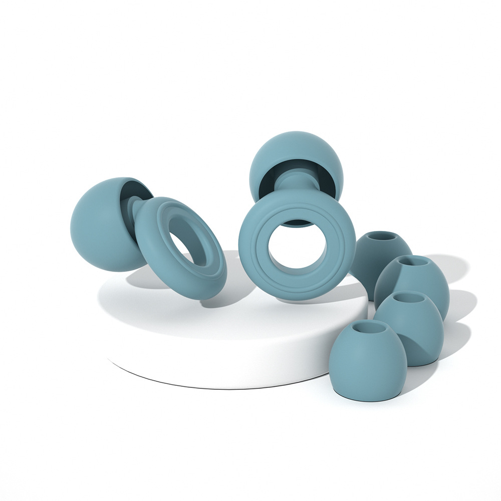 Silicone noise-reducing earplugs with earplug sleeves - Product view 23