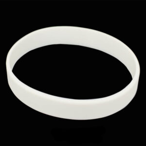 Solid color silicone bracelet with cartoon character styling - Main product view