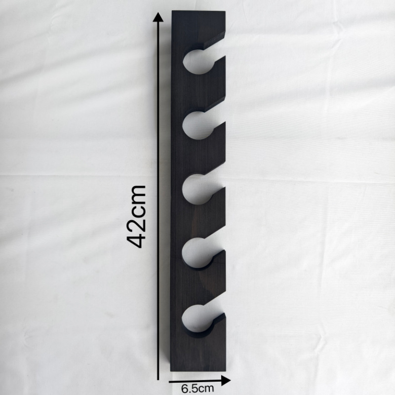 Wooden wall-mounted baseball cap storage rack - Product view 1