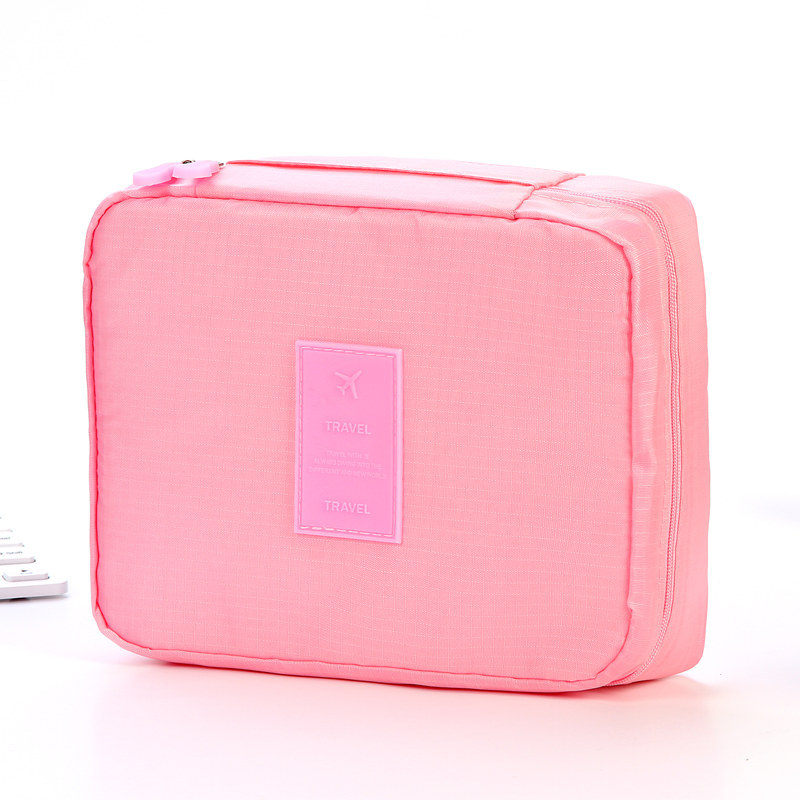 Waterproof Oxford cloth travel toiletry bag with divider and multiple pockets - Product view 11