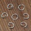DIY jewelry-making iron ring and pendant accessories in assorted finishes - Main product view
