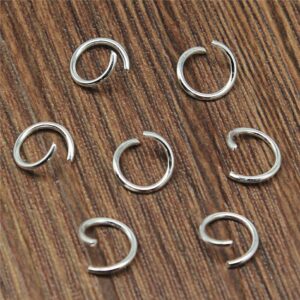 DIY jewelry-making iron ring and pendant accessories in assorted finishes - Main product view