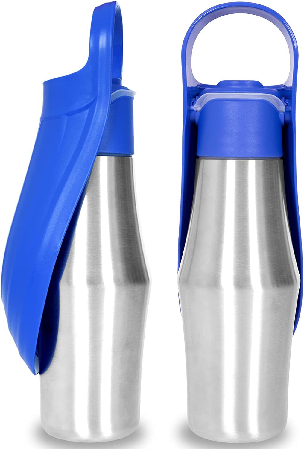 750ml stainless steel pet water bottle with foldable BPA-free silicone bowl - Product view 10