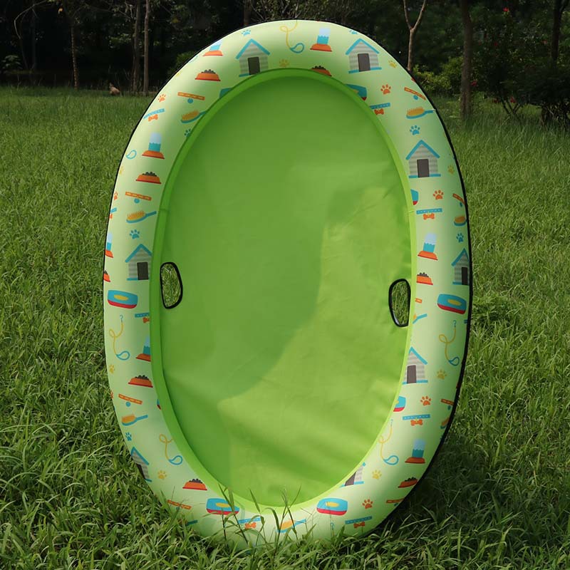 Inflatable dog pool float with Oxford cloth cover - Product view 4