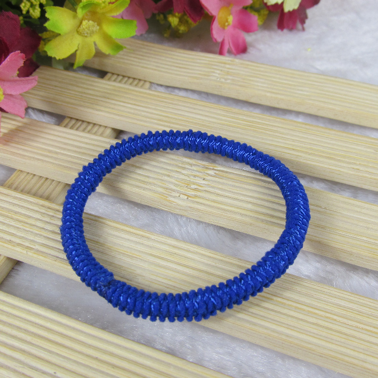 Unembellished elastic hair tie cord in a selected style - Product view 4