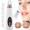 LY-9128 rechargeable blackhead and pore vacuum cleaner in white - Main product view