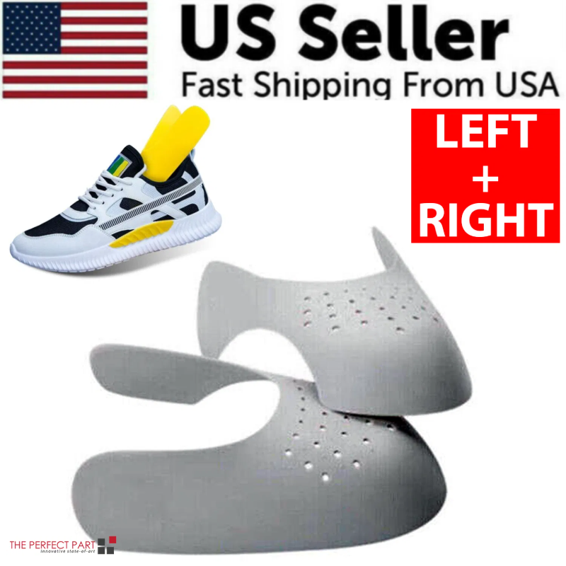 Pair of black, yellow, or white sneaker toe crease protectors - Product view 7