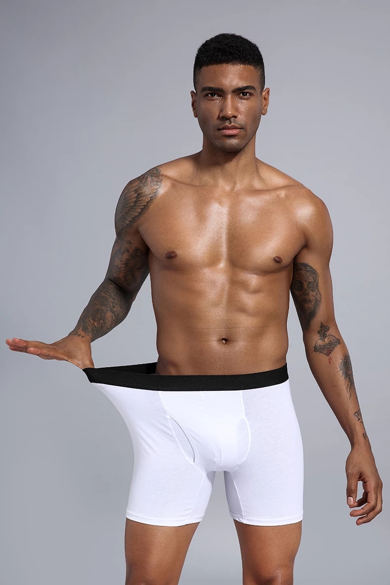 Men’s cotton low-waist boxer shorts - Product view 1