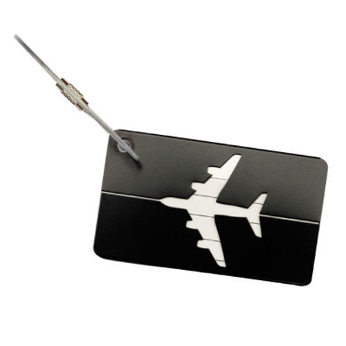 Aluminum alloy luggage tag in a selected color - Product view 13
