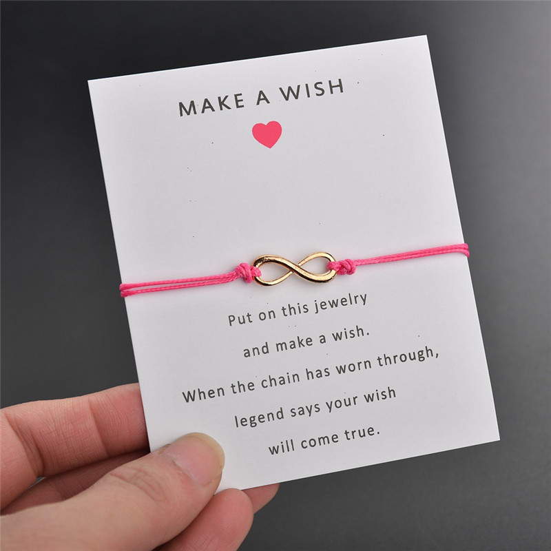 Women's infinity bracelet with letter design - Product view 7