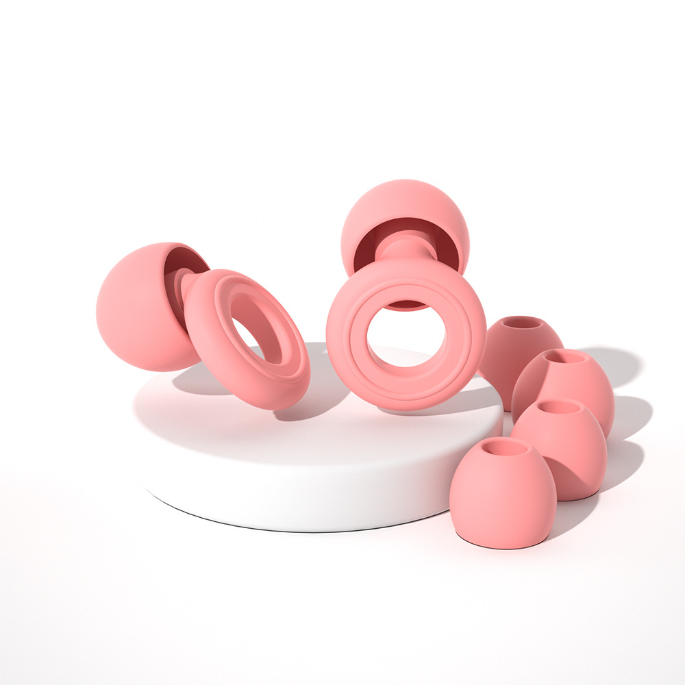 Silicone noise-reducing earplugs with earplug sleeves - Product view 20