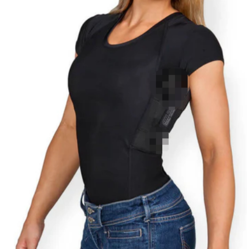 Short-sleeved shirt in black and white - Main product view