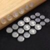 Transparent silicone anti-collision pads for cabinet and wardrobe doors - Main product view